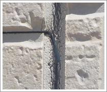 コーキングにシワ